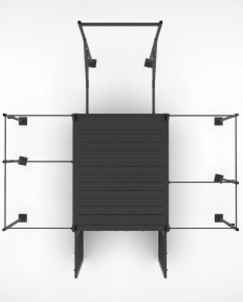Compact Sport Tactical Steel 10 pieds Charlie